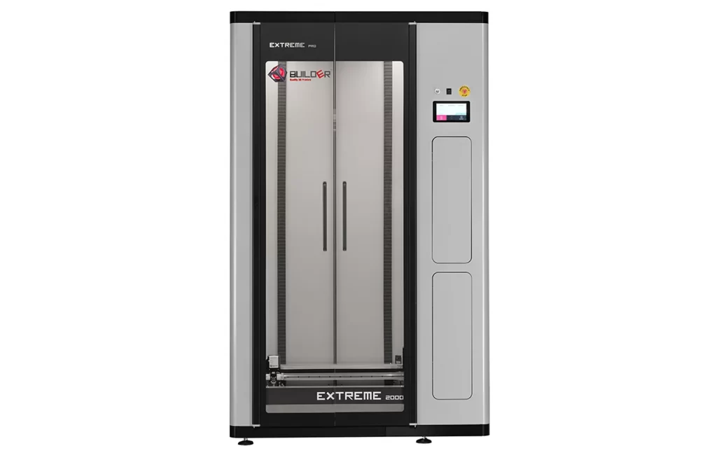 immagine raffigurante la stampante builder extreme 2000 pro frontalmente
