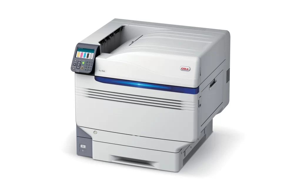 immagine raffigurante la stampante frontalmente