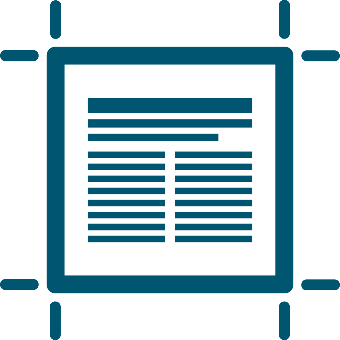 Icona per la sezione finitura