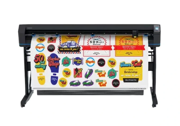 Vista frontale HP Cutter Plus 64"