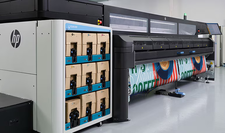 HP Latex FS70 in ambiente di produzione