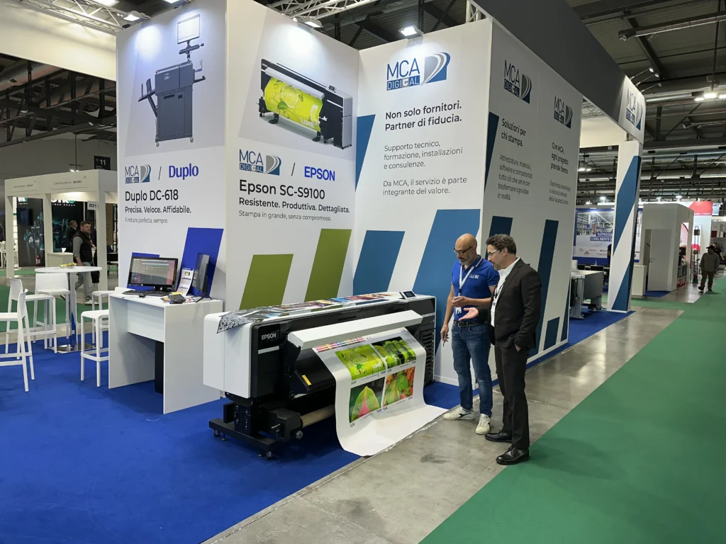 Epson SC-S9100 nello stand MCA a Print4All 2025